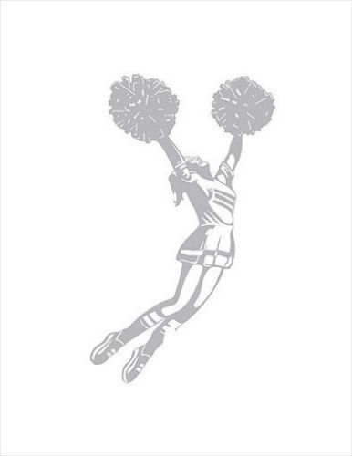Cheerleader Sudden Shadow Mini Mural Applique - all4wallswall-paper