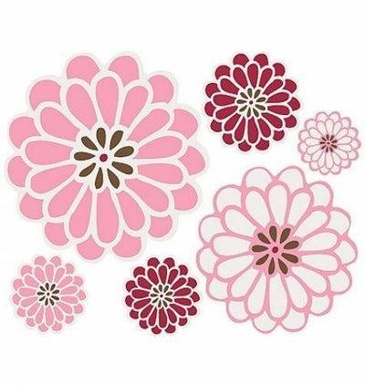 Waverly Daisy Peel & Stick Mural Appliques - all4wallswall-paper
