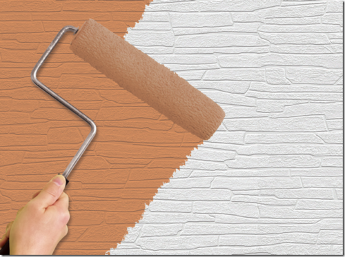 Stacked Stone Textured Paintable Wallpaper - all4wallswall-paper