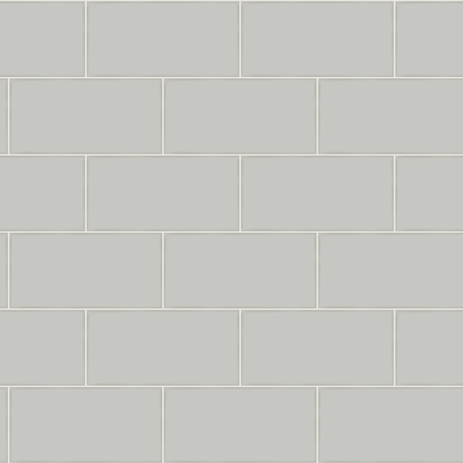 Grey Subway Tile on Easy Walls Wallpaper by Chesapeake - all4wallswall-paper