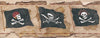Pirates Skull and Crossbones Golden Brown Wallpaper Border - all4wallswall-paper