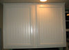 White Paintable Bead Board - Beadboard Textured Prepasted Wallpaper - all4wallswall-paper
