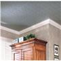 Small Ceiling Tile Raised White Textured Paintable Wallpaper - all4wallswall-paper