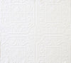 Medium Ceiling Tile Raised White Textured Paintable Wallpaper - all4wallswall-paper