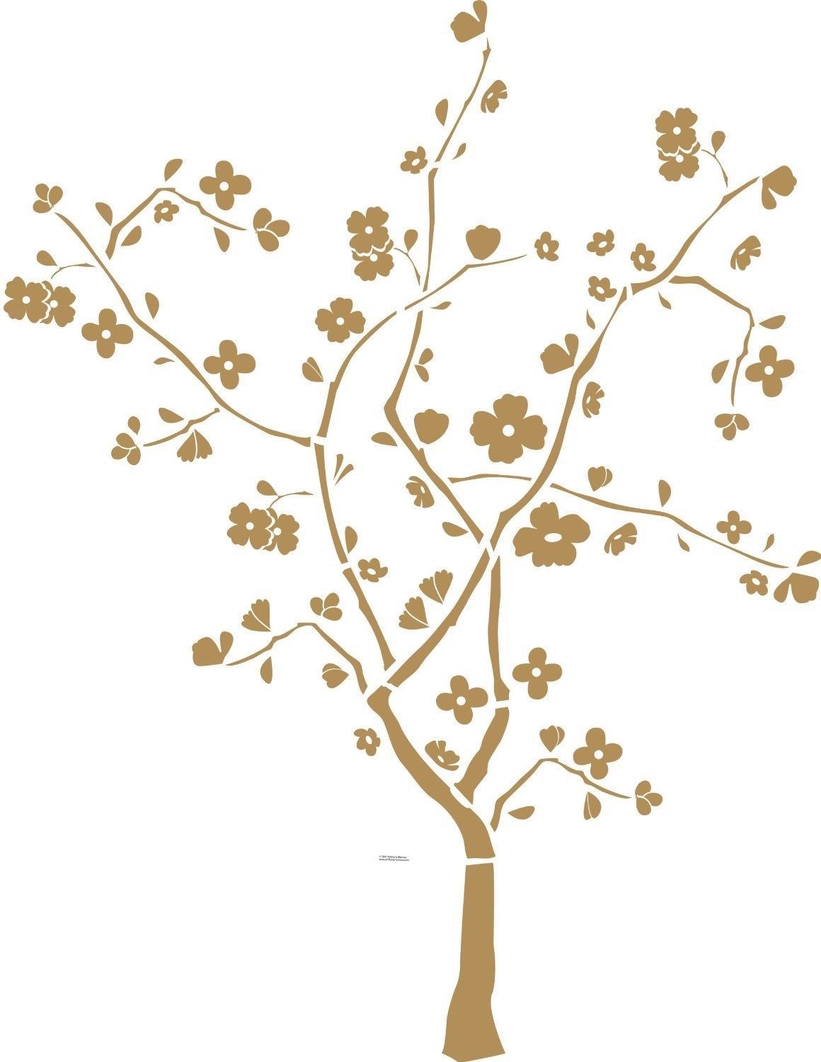 Cherry Blossom Tree Mini Mural Peel and Stick Appliques - all4wallswall-paper