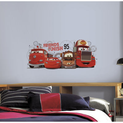 Disney Cars Friends to the Finish Peel and Stick Mini Mural - all4wallswall-paper