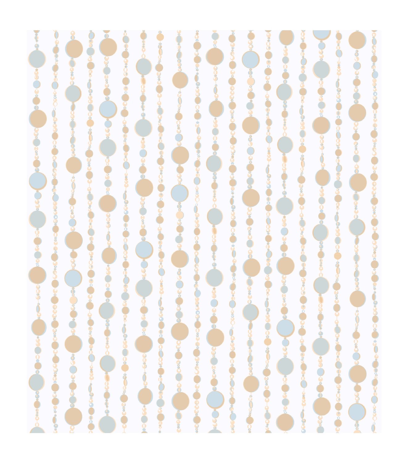 Candice Olson Kids Sparkle Beaded Curtain in Gold and Silver Wallpaper - all4wallswall-paper