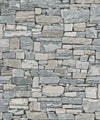 3D Multiple Shades of Gray Stacked Stone Paste the Wall Wallpaper - all4wallswall-paper
