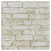 Oxford White Photo Realistic Faux Brick Wallpaper - all4wallswall-paper
