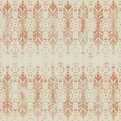 Shangri-La Aztec Caramel Patina Design on Sure Strip Wallpaper - all4wallswall-paper
