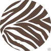 Wall Pops Animal Instinct Brown Zebra Circles Decals - all4wallswall-paper