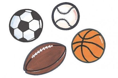 Wallies Sports Balls Mini Mural - all4wallswall-paper