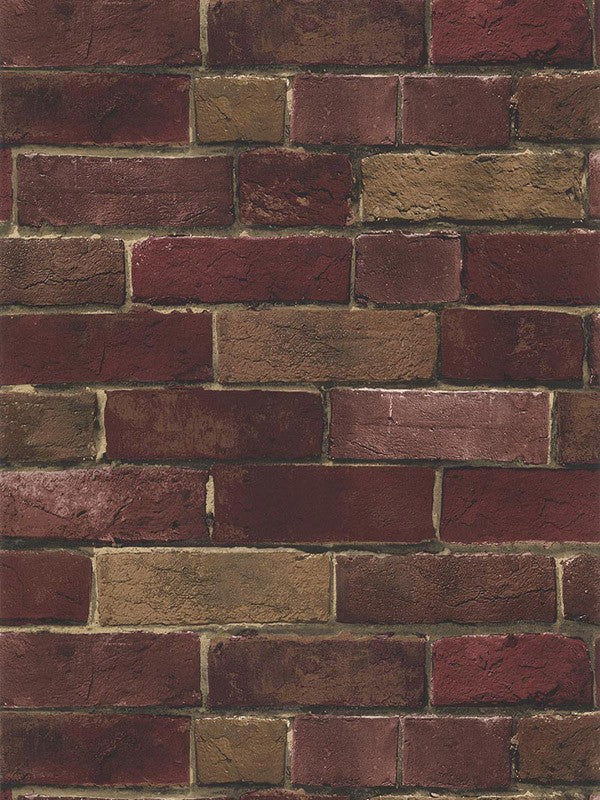 Multiple Shades Of Red And Brown Extremely Detailed Brick Wallpaper ...