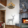Deer - Buck Sudden Shadow Peel & Stick Mini Mural Applique - all4wallswall-paper