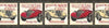 1928 Vintage Rally Cars Wallpaper Border