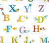 Colorful Alphabet on Soft White Wallpaper - all4wallswall-paper