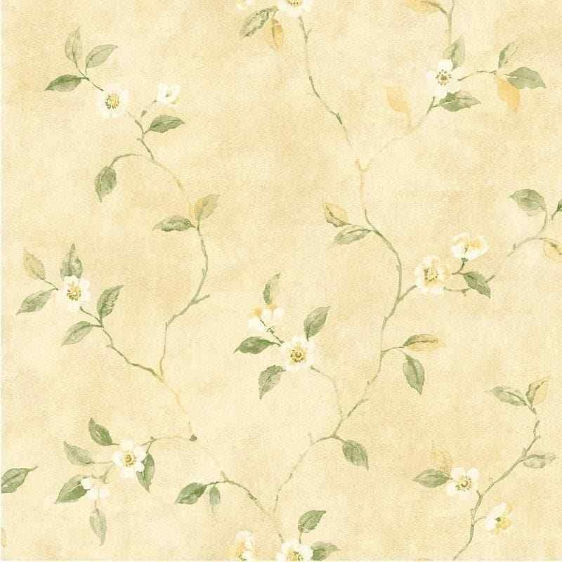 Coastal Waters Dogwood Trail Beige Easy Walls Wallpaper - all4wallswall-paper