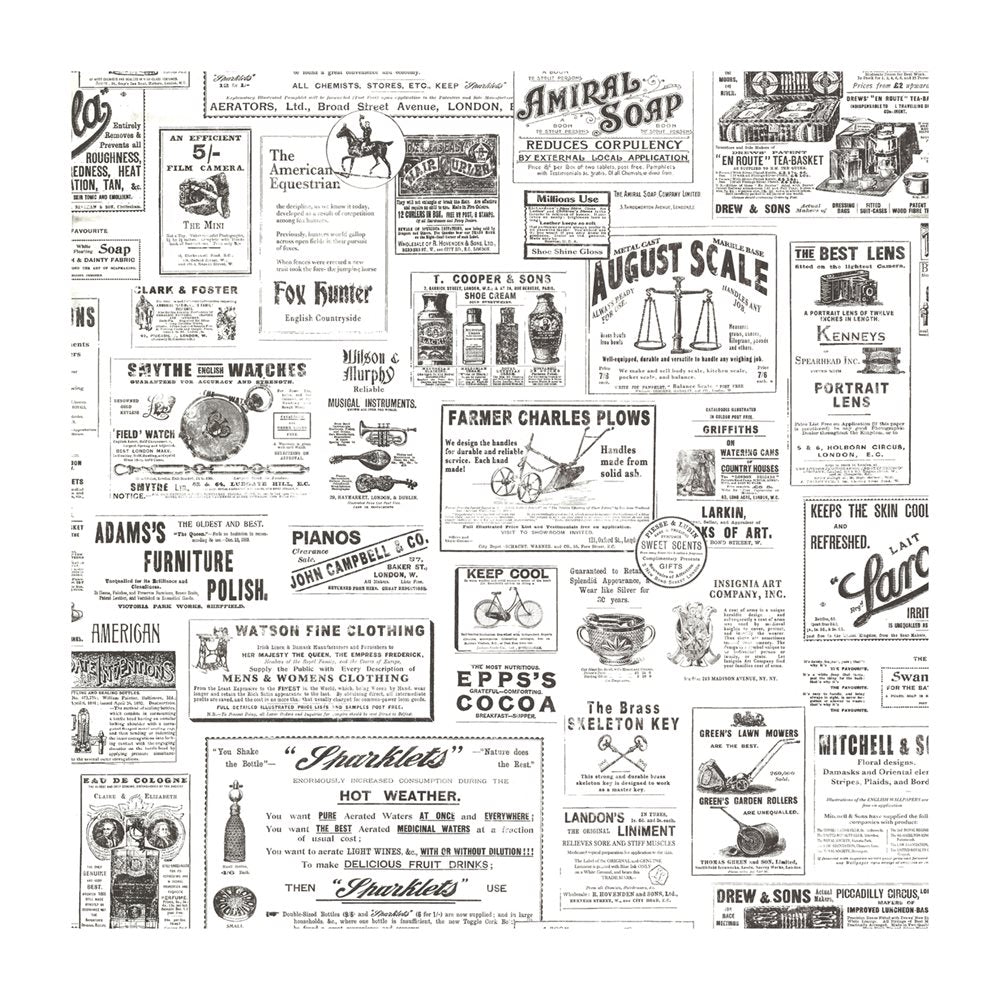 Ameri vintage新品UND SPACE NEWSPAPER PRINT il_fullxfull.4182625795_60xj.jpg
