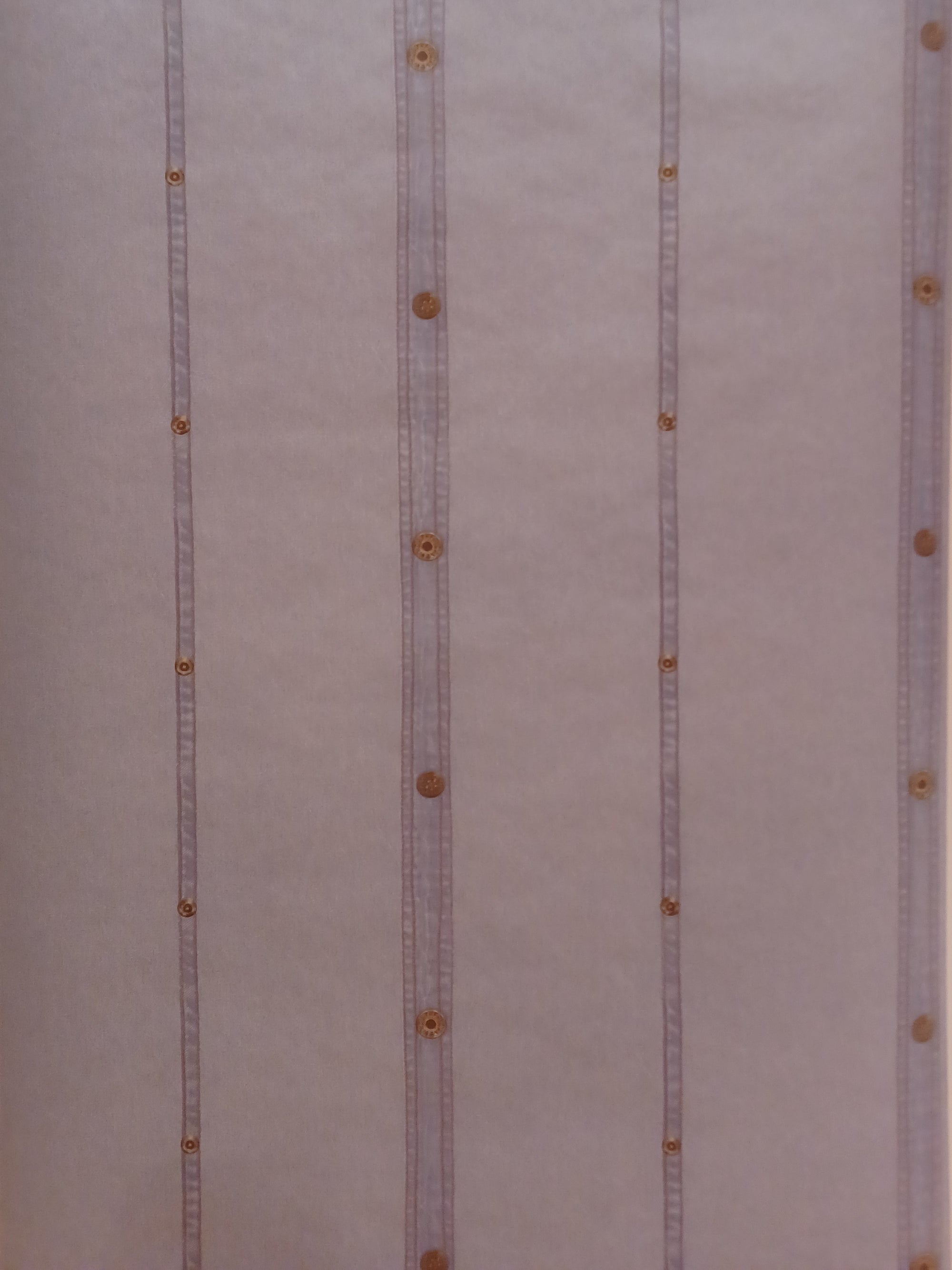 Blue Denim With Seams and Buttons Wallpaper