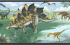 Back in Time with Dinosaurs Prepasted Wallpaper Border - all4wallswall-paper
