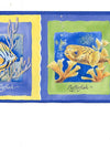 Kathleen Denis Watercolor Tropical Fish Wallpaper Border - all4wallswall-paper