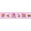 Walt Disney Kids Sofia & Friends in Pink on Sure Strip Wallpaper Border - all4wallswall-paper