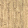 Cream Wood Grain Textured Puffy Prepasted Wallpaper