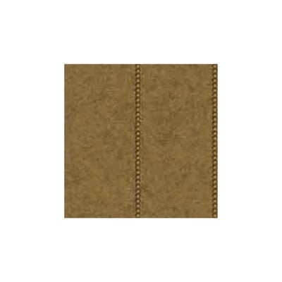 Gold Nail Head Trim on Faux Brown Leather on Easy Walls Wallpaper - all4wallswall-paper