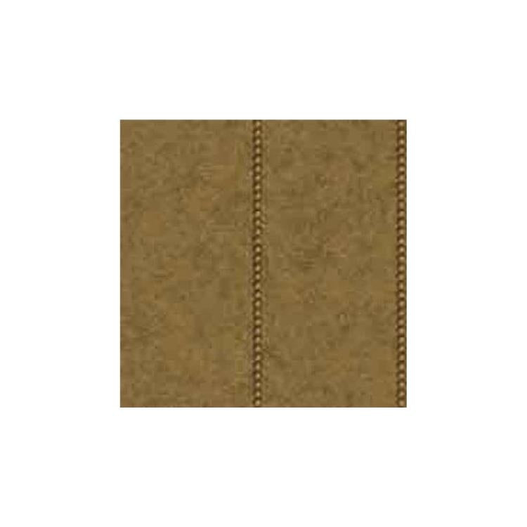 Gold Nail Head Trim on Faux Brown Leather on Easy Walls Wallpaper - all4wallswall-paper