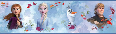 Disney Frozen II Peel and Stick Wallpaper Border - all4wallswall-paper