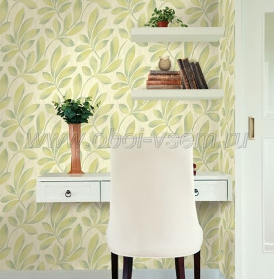 Contemporary Tropical Leaves / Leaf Unpasted Wallpaper