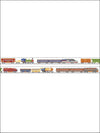 Train on the Track on Sure Strip Mural Wallpaper Border - all4wallswall-paper