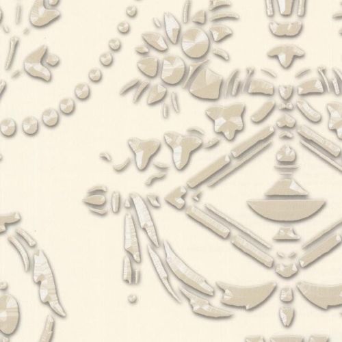 Jeweled Classic Design in Neutral on Easy Walls Wallpaper - all4wallswall-paper