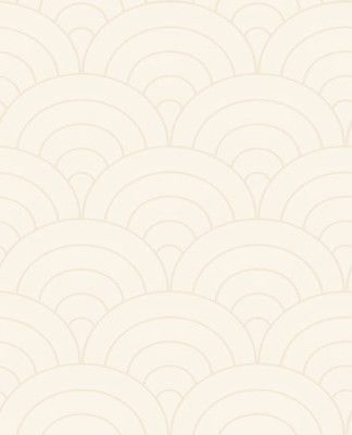 Shand Kydd Art Deco Fan Design Ivory Wallpaper - all4wallswall-paper