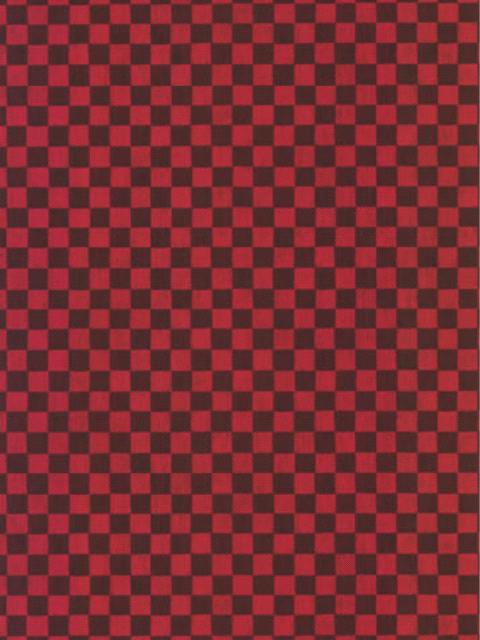 Cracker Barrel Red and Black Check on Sure Strip Wallpaper