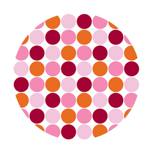 Wall Pops Lots of Dots Pink Circles - all4wallswall-paper