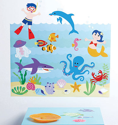 Olive Kids Aquarium Peel & Stick Appliques - all4wallswall-paper