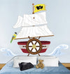 Pirates Headboard Peel & Stick Vinyl Mini Mural - all4wallswall-paper