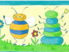 Bugs That Love to Dance Wallpaper Border - all4wallswall-paper