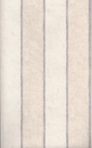 Two Tone Beige Stripes with Thin Purple Stripe Wallpaper - all4wallswall-paper