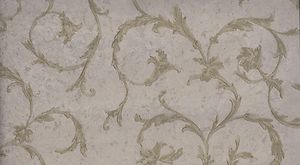 Formal Scroll Olive Green and Taupe Wallpaper - all4wallswall-paper
