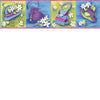 Hats and Purses for Girls Dress Up Wall Border - all4wallswall-paper