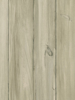 Grey and Beige Worn Wood Planks Wallpaper - all4wallswall-paper