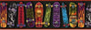 Skateboards Designs on Black with Red Edge Wallpaper Border - all4wallswall-paper