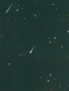 Shooting Stars in Black Outer Space on Sure Strip Wallpaper - all4wallswall-paper