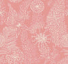 Raised Textured Coral on Satin Salmon Coral Wallpaper - all4wallswall-paper