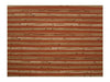 Horizontal Faux Bamboo on Rusty Red 27" Wide Wallpaper - all4wallswall-paper
