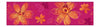 Candice Olson Hot Pink and Orange Floral Wallpaper Border - all4wallswall-paper