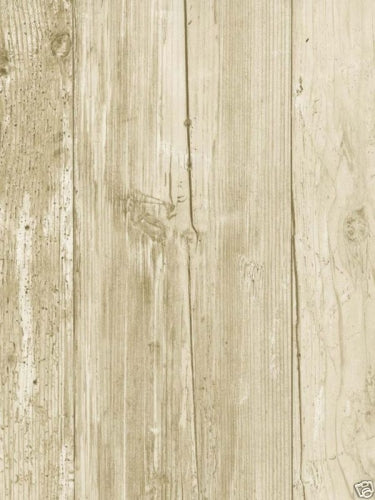 White Washed Faux Wood with Knots on Sure Strip Wallpaper FK3929 - All ...