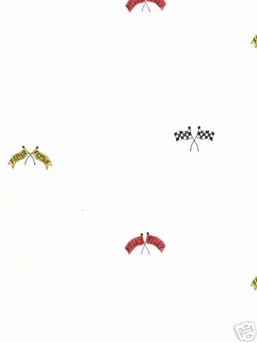 Race Car Flags Wallpaper - all4wallswall-paper